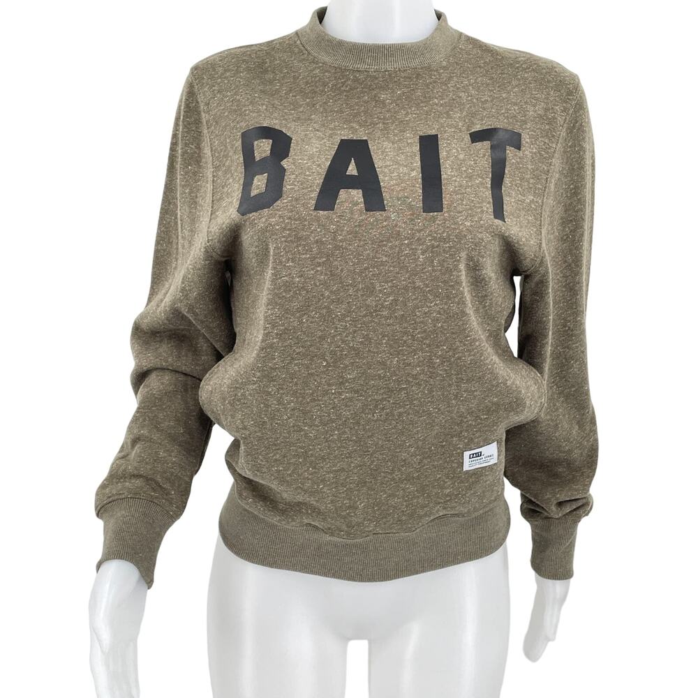 BAIT Athletic Athleisure Winter Warm Sweatshirt Side Pockets Men's Small